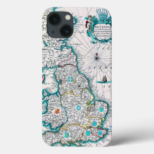 Sehr alte antike Karte von Britannien Case-Mate iPhone Hülle