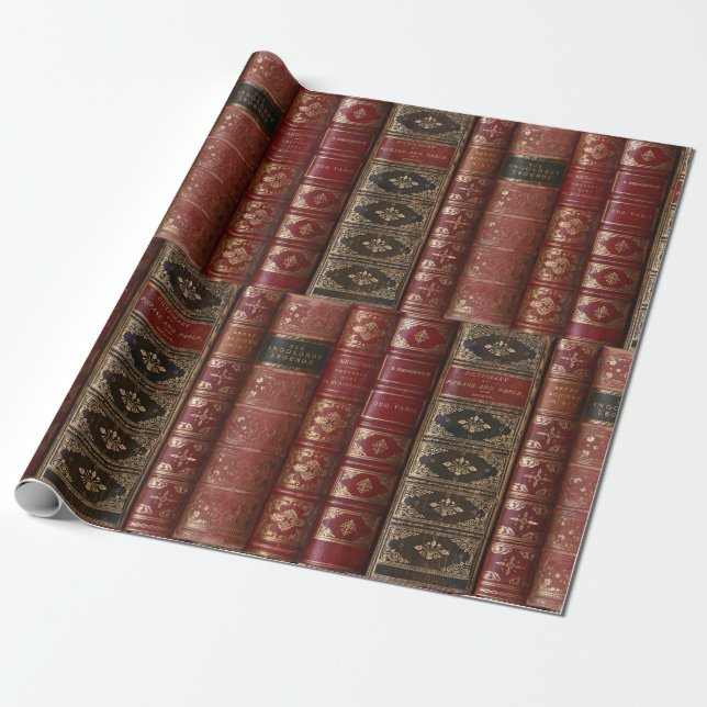 Sehr alte Buchstäbchen Geschenkpapier (Ungerollt)