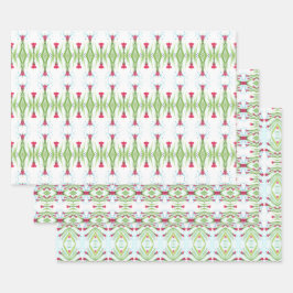 Sehr anschauliche Wasserfarbe Geschenkpapier Set