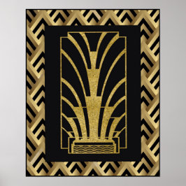 Sehr Art Deco Poster. Poster