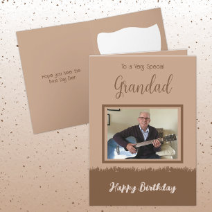 Sehr besondere Grandad zum Geburtstag braun Karte