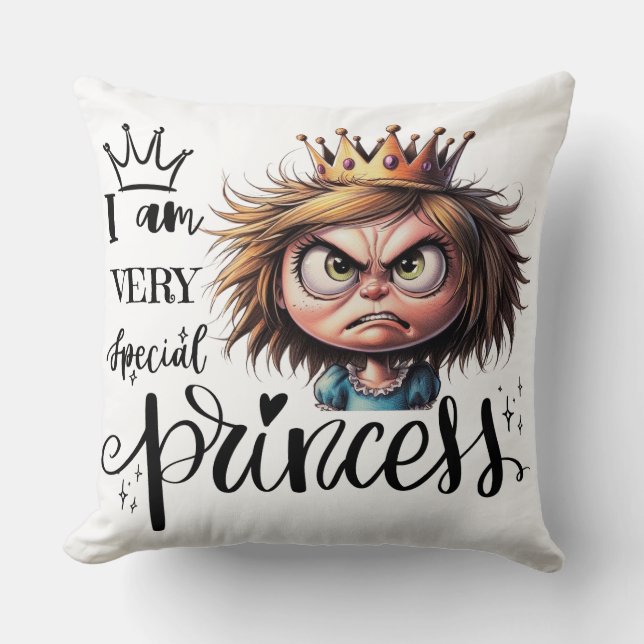 Sehr besondere Prinzessin Kissen (Vorderseite)