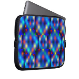 Sehr bunte Bilder, Distanzeffekt, dunkel. Laptopschutzhülle