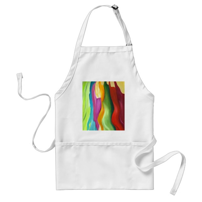 Sehr colorfull abstrakte Malerei Schürze (Vorne)