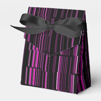 Sehr Cool Modern Magenta Gestreift  Geschenkschachtel