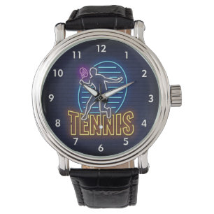 Sehr Cool und farbenfroh, simuliert Neon Tennis Armbanduhr