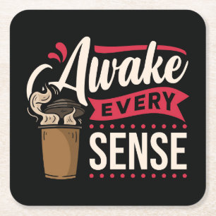 Sehr cool und süßer Kaffee oder Java Rechteckiger Pappuntersetzer