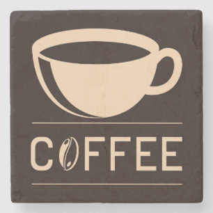 Sehr cool und süßer Kaffee oder Java Steinuntersetzer