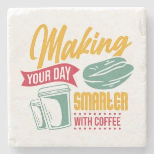 Sehr cool und süßer Kaffee oder Java Steinuntersetzer