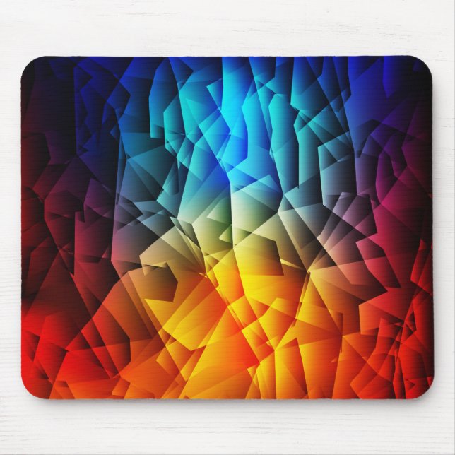 Sehr Coole, Abstrakte Formen Mäuse Mat Mousepad (Vorne)