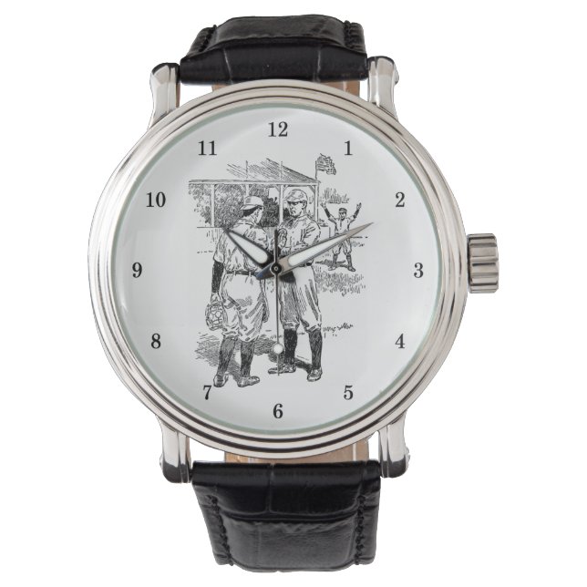 Sehr Coole Baseball-Armbanduhr Armbanduhr (Vorderseite)