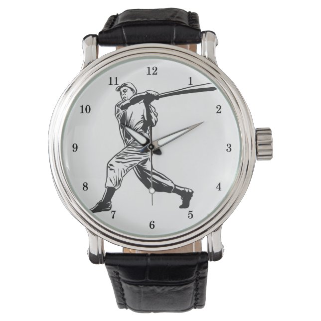 Sehr Coole Baseball-Armbanduhr Armbanduhr (Vorderseite)