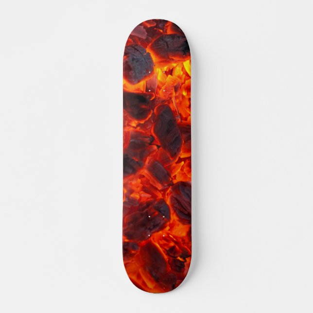 Sehr Coole Brennkohlen Skateboard (Vorne)