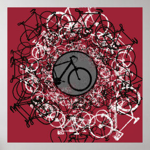 Sehr coole Dekoration mit dem Fahrrad