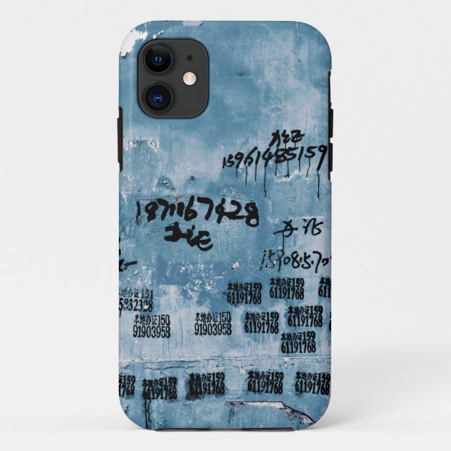 Sehr Coole exotisch rustikale Werbewand Case-Mate iPhone Hülle (Rückseite)