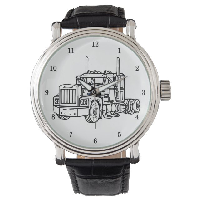 Sehr Coole LKW-Armbanduhr Armbanduhr (Vorderseite)