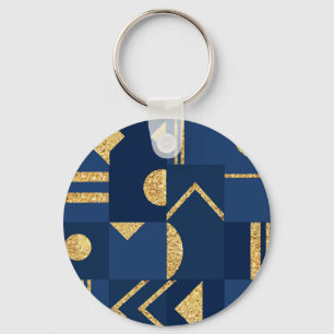 Sehr Coole Schlüsselkette für Südwestblauer Stil Schlüsselanhänger