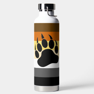 Sehr Coole Schwule Bären Stolz Flagge Bärenpfote Trinkflasche