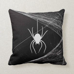 Sehr coole Spinne auf Netz Kissen