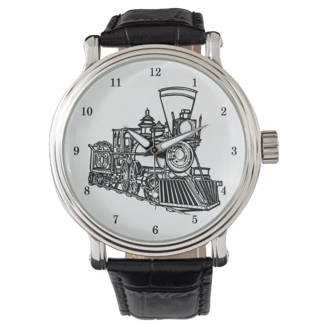 Sehr Coole Vintage Zugüberwachung Armbanduhr (Vorderseite)