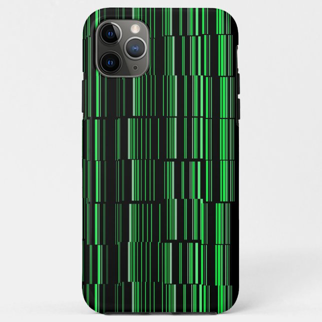 Sehr Cooler, moderner Grünstreifen Case-Mate iPhone Hülle (Rückseite)