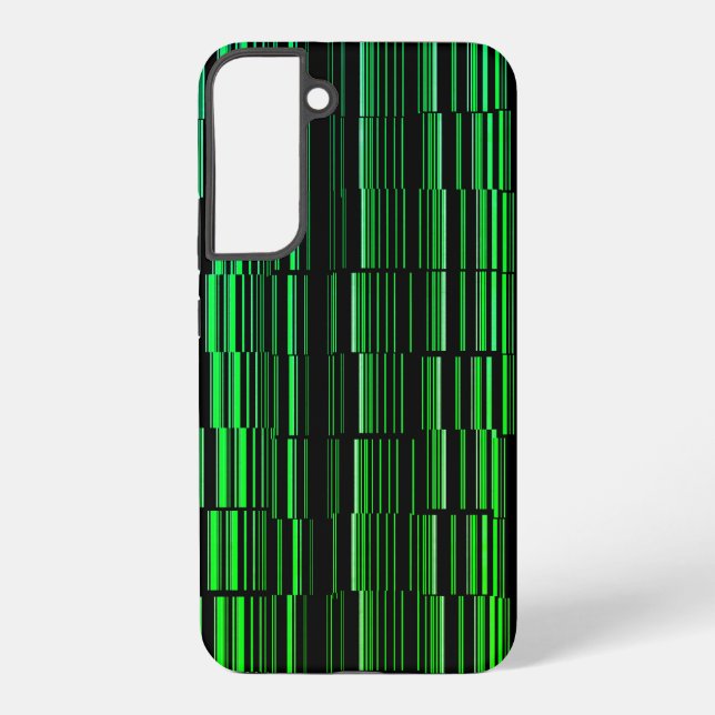 Sehr Cooler, moderner Grünstreifen Samsung Galaxy Hülle (Rückseite)