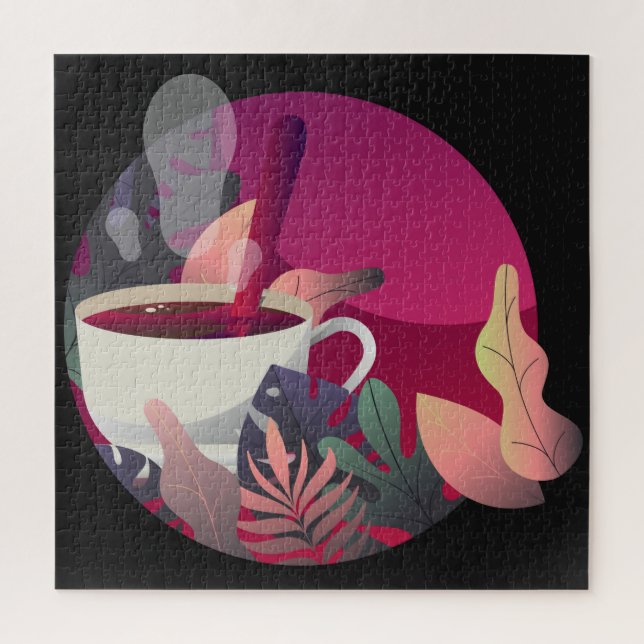 Sehr Cooler Pokal des Kaffeepuzzles (Vertikal)