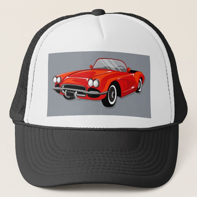 Sehr Cooler Vintager Automobilhut Truckerkappe (Vorderseite)