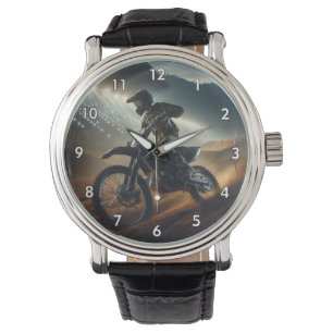 Sehr Cooles digitales Rendering bei MotoCross Armbanduhr