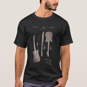 Sehr cooles E-Gitarren-Patent-T-Shirt T-Shirt
