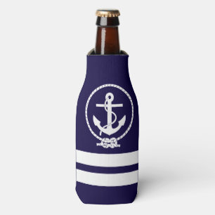 Sehr Cooles Nautic Anchor Muster Flaschenkühler