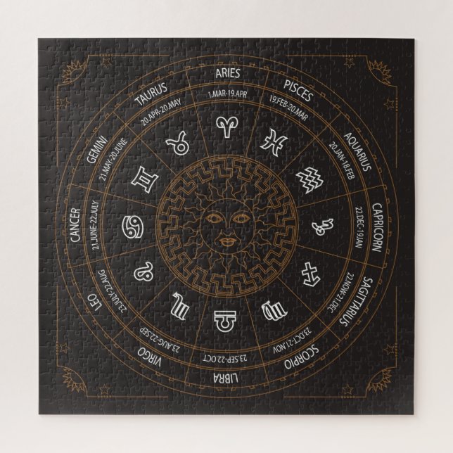 Sehr Cooles Zodiac Jigsaw Puzzle (Vertikal)