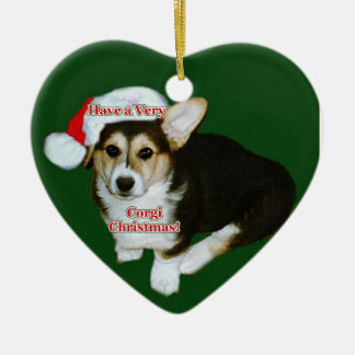 Sehr Corgi-Weihnachten - Gimli Keramik Ornament