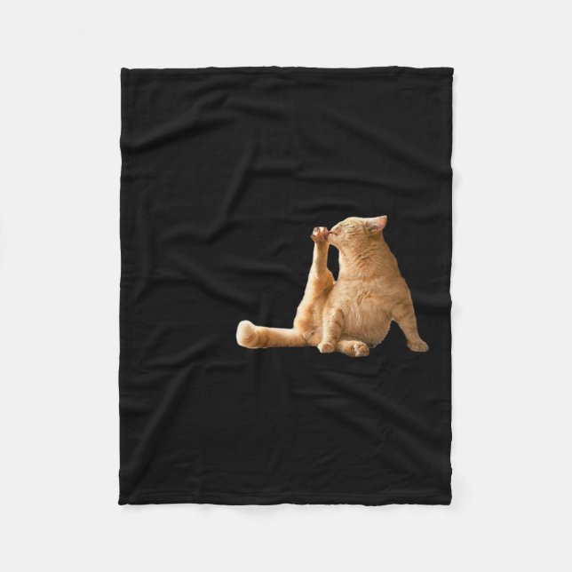 Sehr demütigende Cly Meme Funny Cat Fleecedecke (Vorderseite)