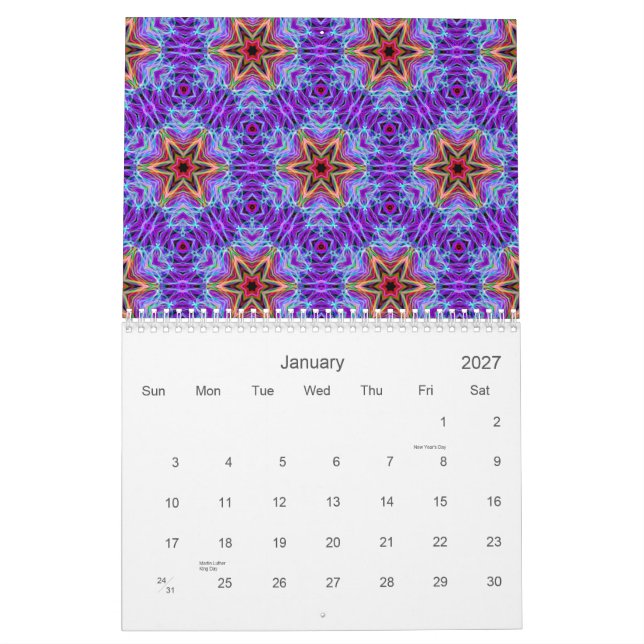 Sehr einzigartiges Geschenk, helles Muster LED Kalender (Jan 2027)