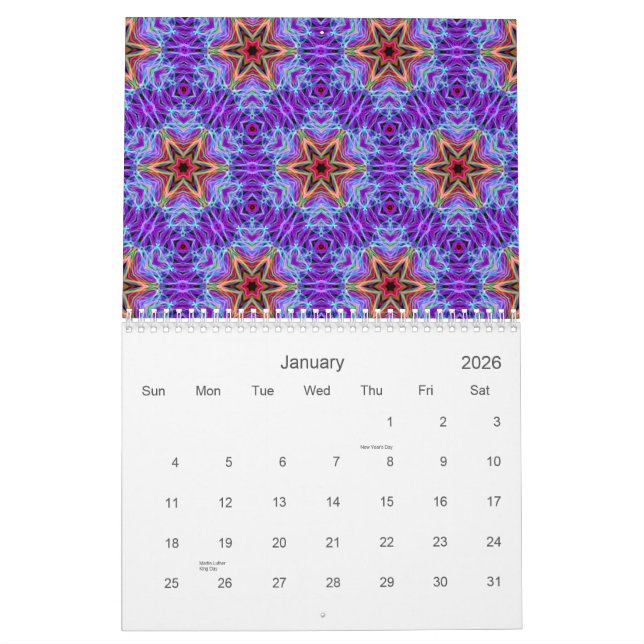 Sehr einzigartiges Geschenk, helles Muster LED Kalender (Jan 2026)