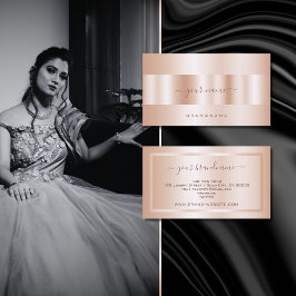 Sehr elegante Rose Gold Effekt Noble und modern Visitenkarte