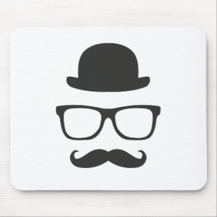 Sehr englischer Schnurrbart Mousepad
