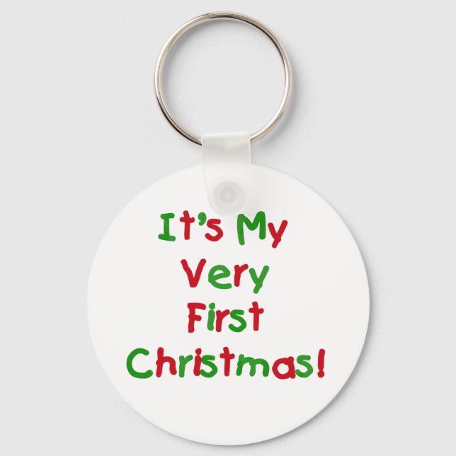 Sehr erste Weihnachtsgeschenke und Geschenke Schlüsselanhänger (Vorderseite)