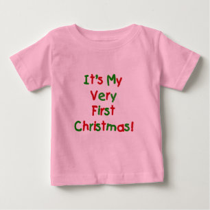 Sehr erstes Weihnachten Baby T-shirt