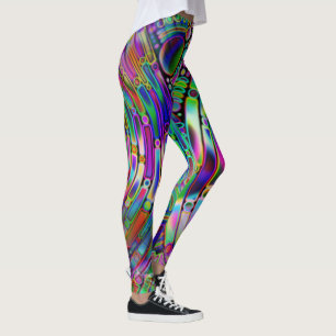 Sehr farbenfrohe abstrakte Formen Kunst 1 Leggings