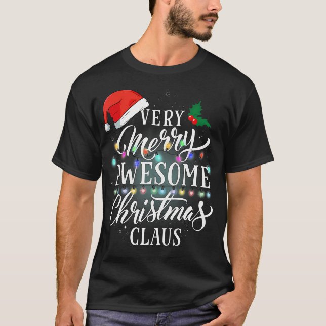 Sehr frohe Phantastische Weihnachtsklauseln T-Shirt (Vorderseite)