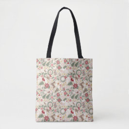 Sehr frohe Weihnachten gemusterte Tasche