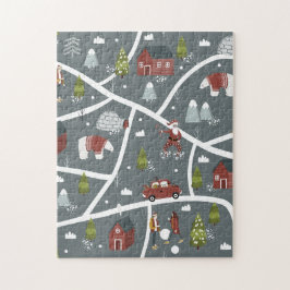 Sehr frohe Weihnachts-Jigsaw-Puzzle