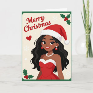 Sehr frohe Weihnachtsgrüße Karte