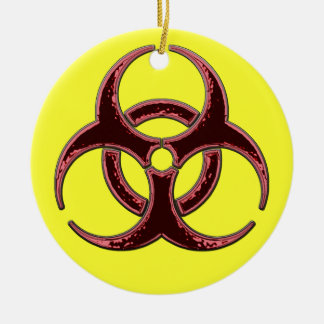 Sehr frohen Biogefährdung-Weihnachten Keramik Ornament