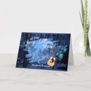 Sehr frohen Weihnachten von Nashville-Karte