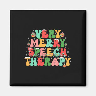 Sehr fröhliche Sprachtherapie Weihnachten Sprachth Magnet