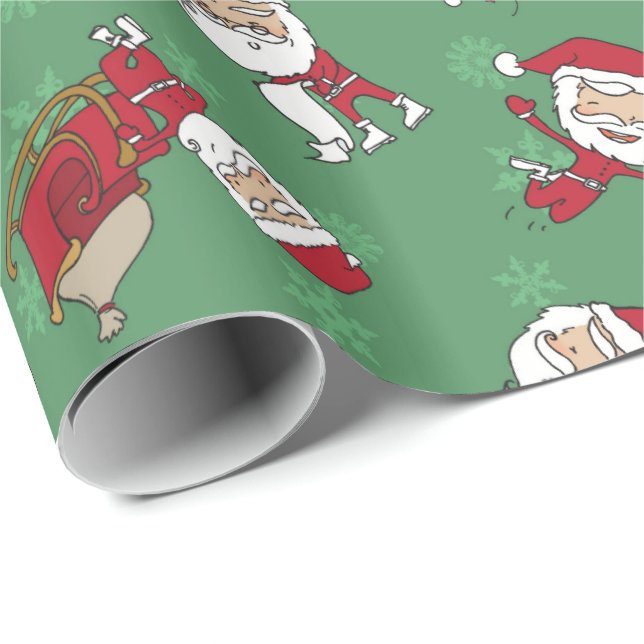 Sehr fröhliches dünnes geschenkpapier (Rolleneckpunkt)