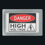Sehr Fun Gefahr Hochspannung Sign Belt Verschluss Rechteckige Gürtelschnalle<br><div class="desc">Dies ist eine sehr lustige Gefahr Hochspannungs-Sign-Gürtel Verschluss</div>